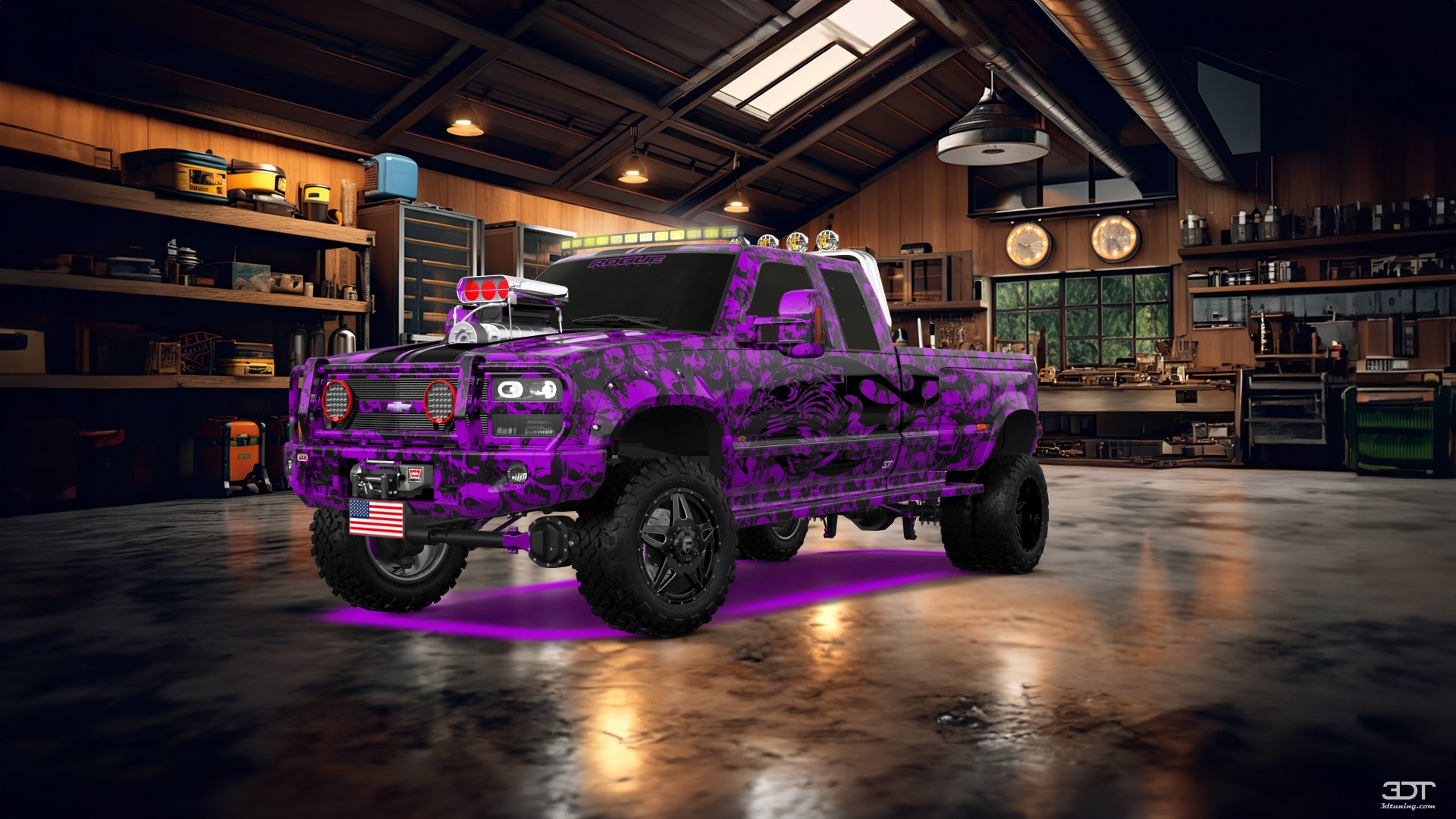 Chevrolet K3500 Extended Cab Pickup Truck 1988