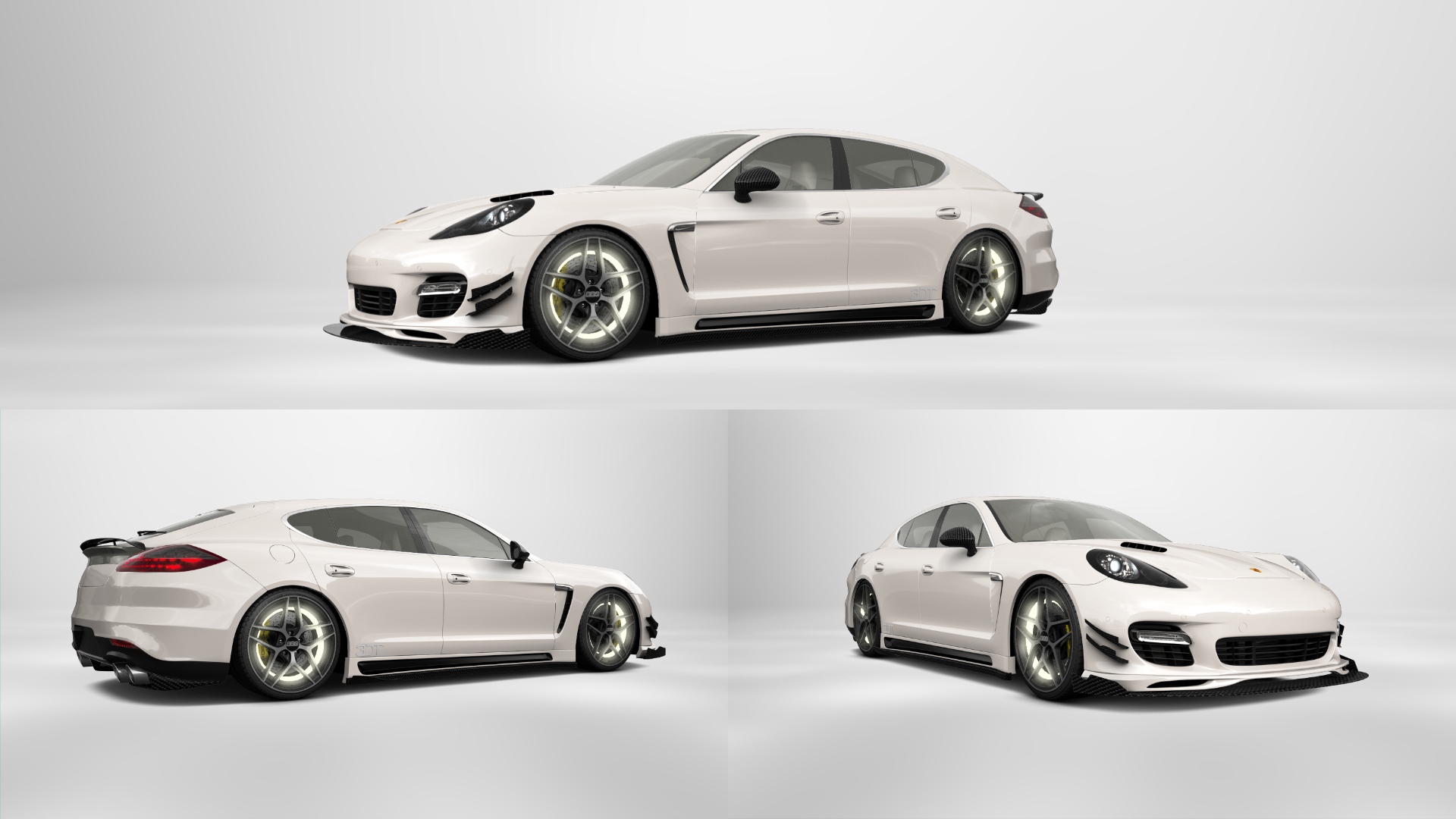 Porsche Panamera 4 door fastback saloon 2011 tuning