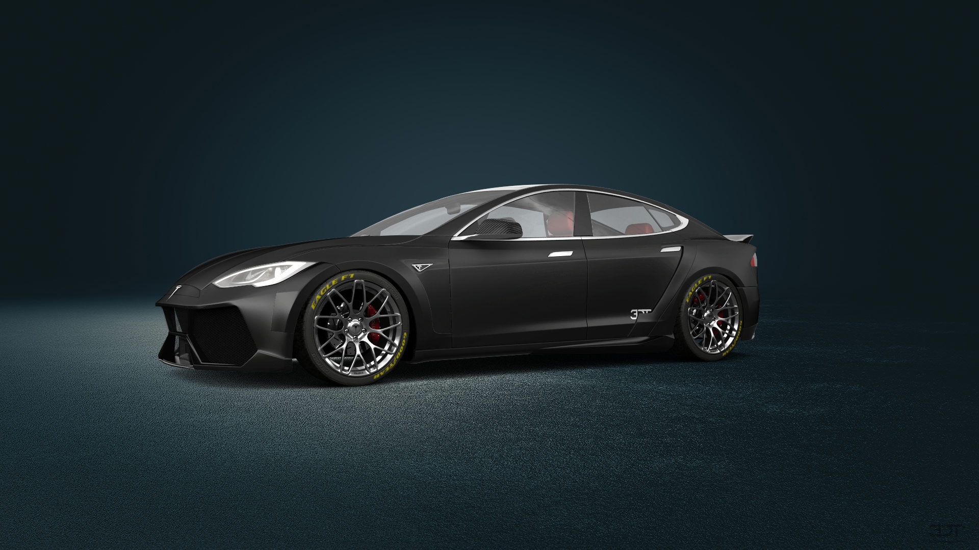 Tesla Model S 5 Door Liftback 2013 tuning