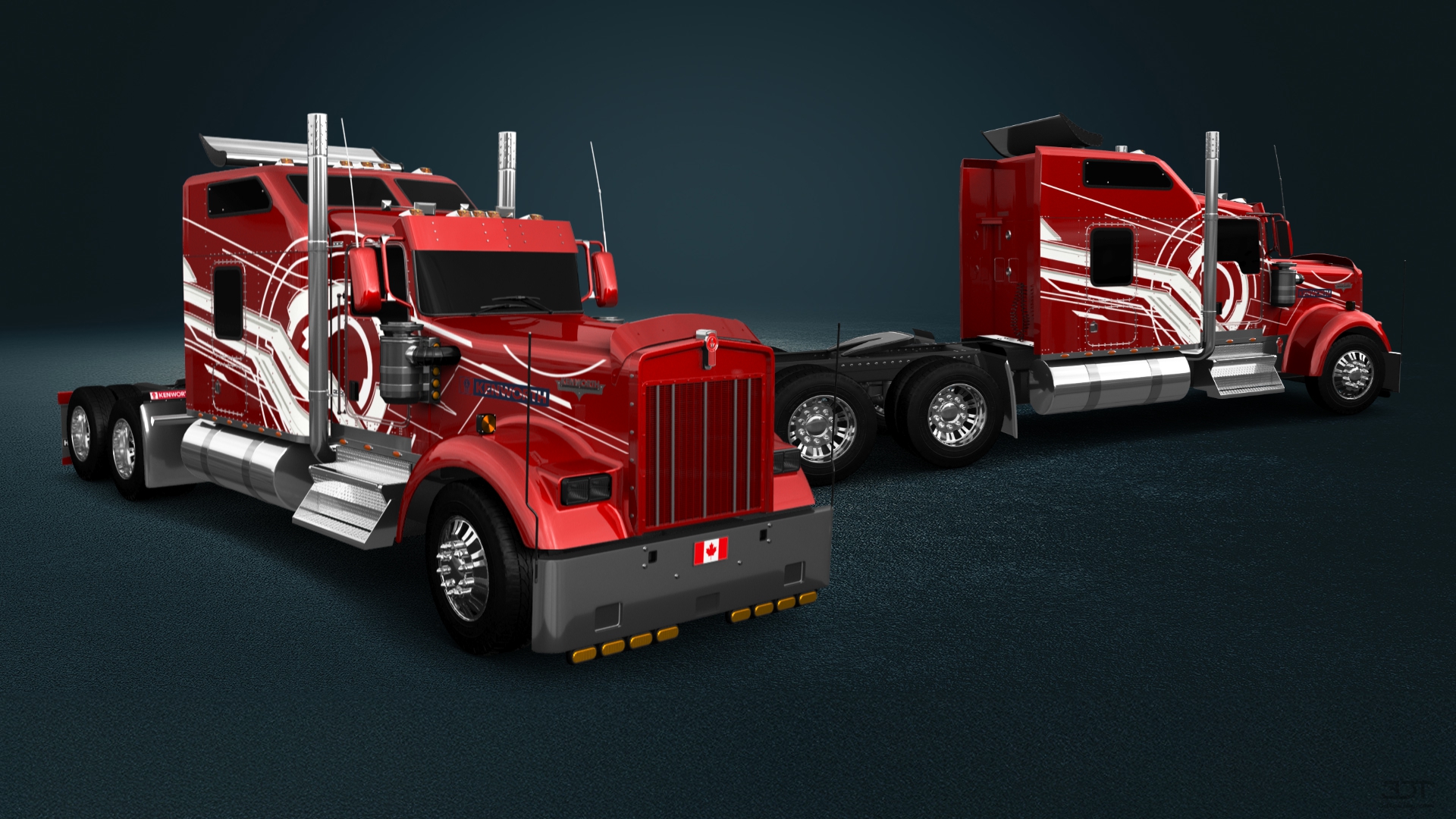 Kenworth W900 Sleeper Cab Truck 2015