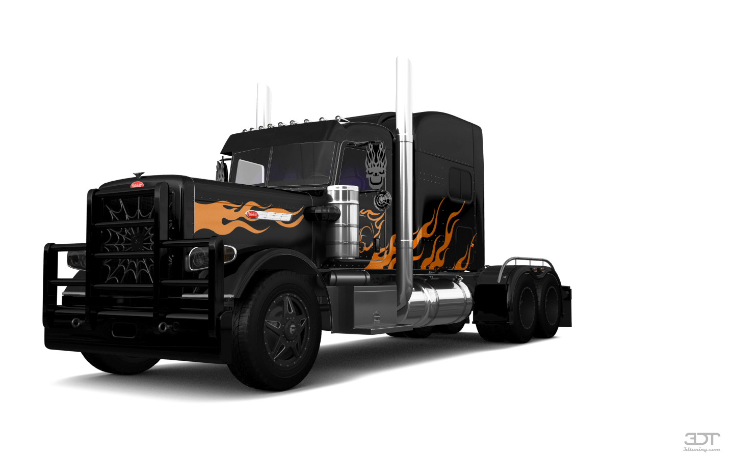 Tuning Peterbilt 389 Sleeper Cab Truck 2016