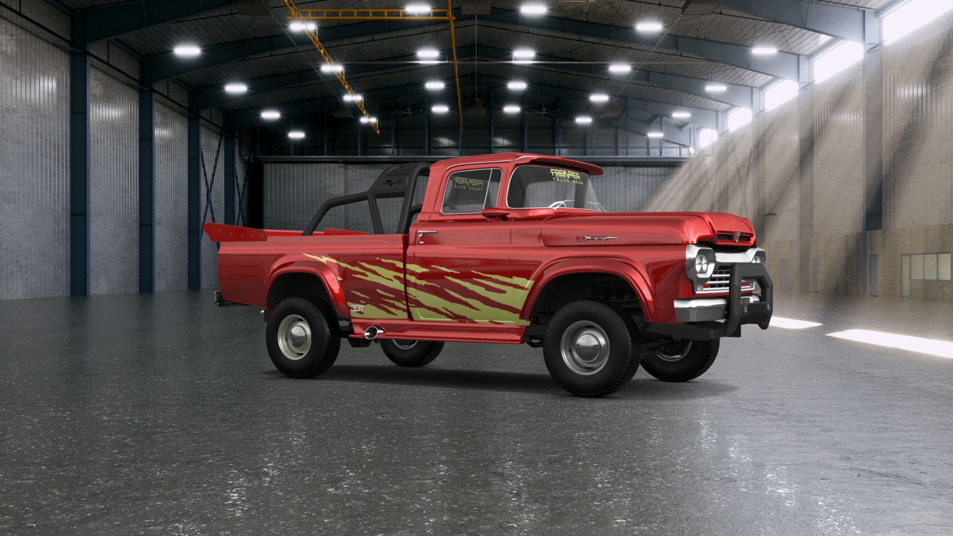 Tuning Ford F-100 2 Door pickup truck 1960