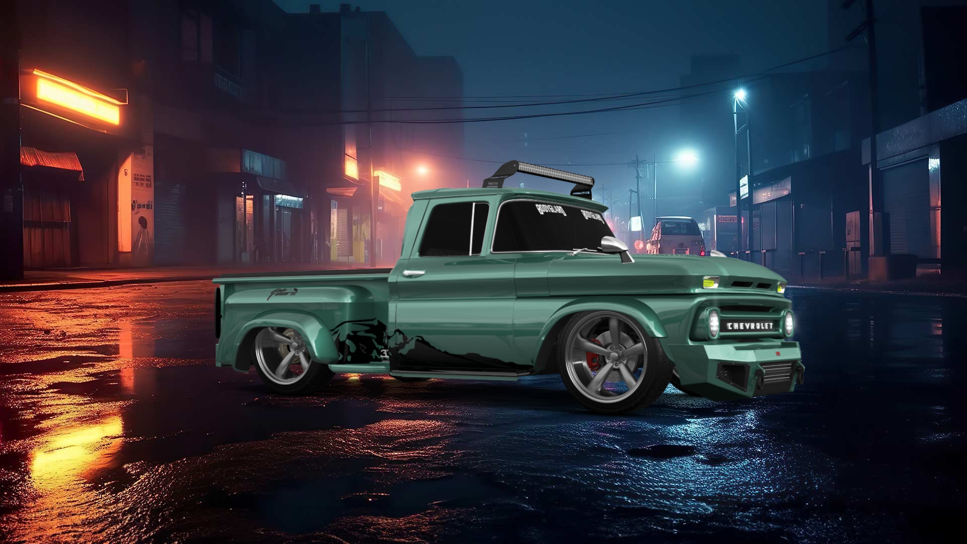 Chevrolet C-10 Stepside 2 Door pickup truck 1963 tuning