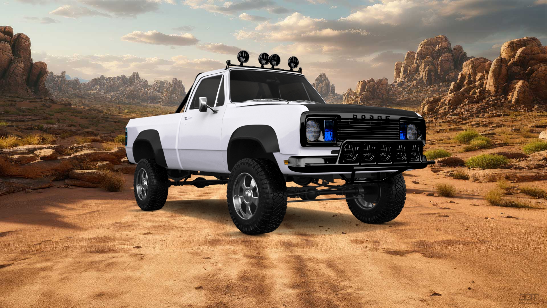 Dodge Power Wagon W200 2 Door pickup truck 1977 tuning