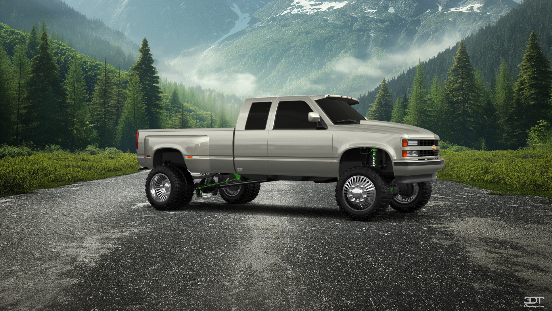 Chevrolet K3500 Extended Cab Pickup Truck 1988 tuning