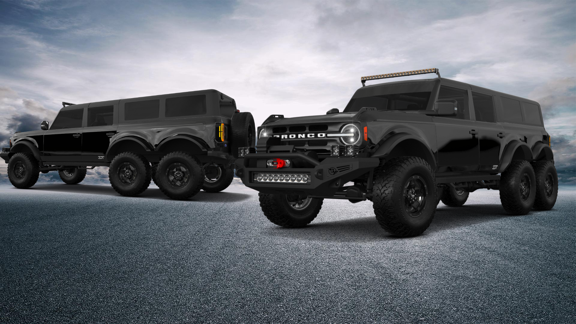 Ford Bronco 6X6 4 Door pickup truck 2021 Images