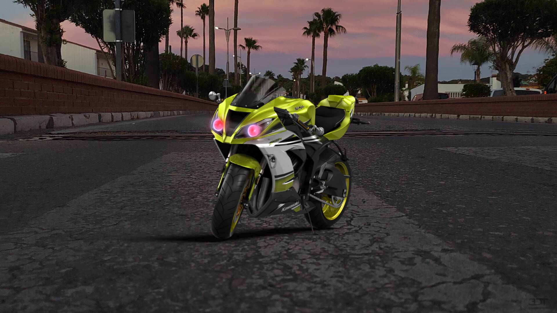 Kawasaki Ninja ZX 6R Sport Bike 2015 tuning