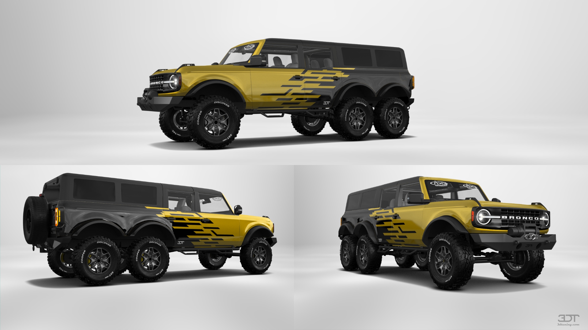 Ford Bronco 6X6 4 Door pickup truck 2021