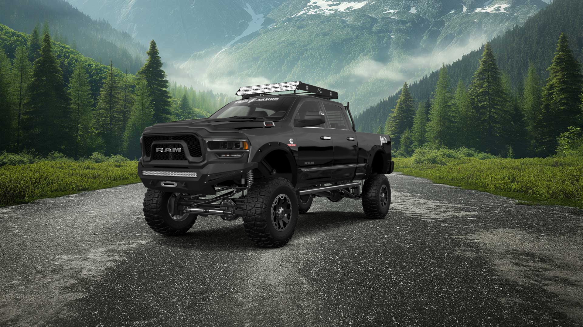 Dodge Ram 2500 4 Door pickup truck 2020 tuning