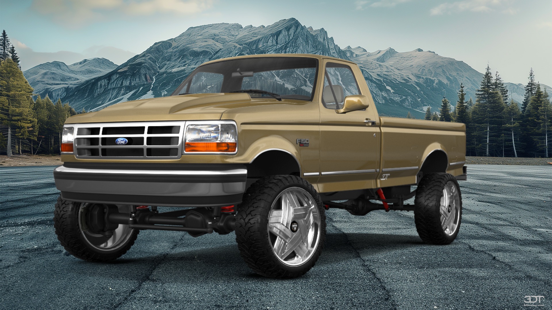 Tuning Ford F-150 Regular Cab 2 Door pickup truck 1992
