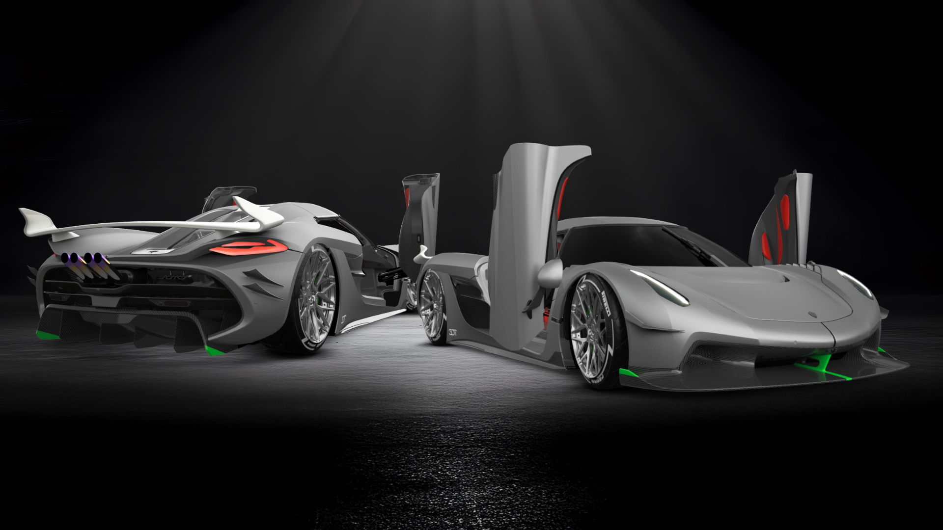 Koenigsegg Jesko 2 door targa top 2020 tuning