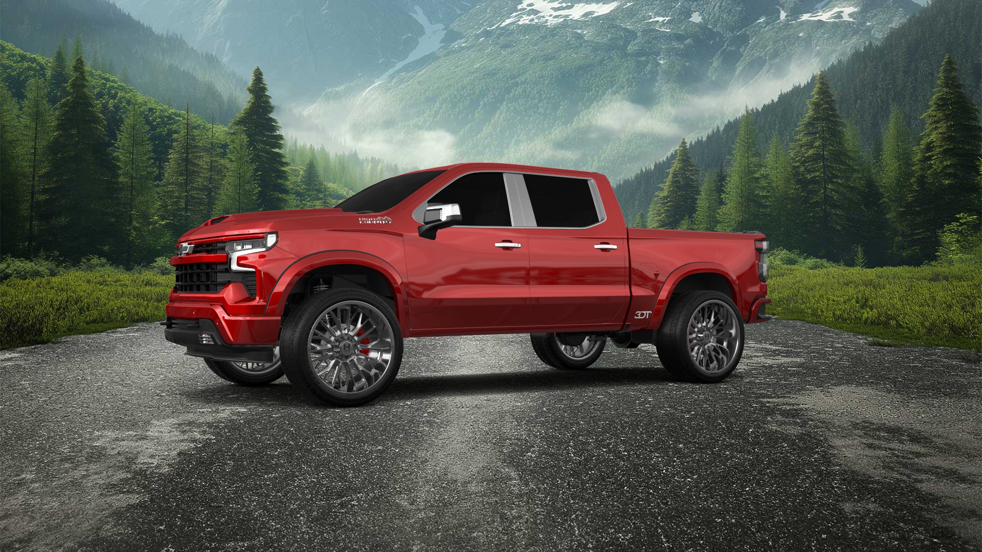 Chevrolet Silverado 1500 Crew Cab 5.8 ft box 4 Door pickup truck 2023 tuning