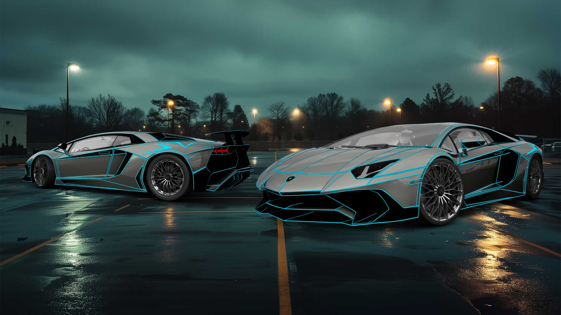 Lamborghini Aventador 2 Door Coupe 2012 tuning