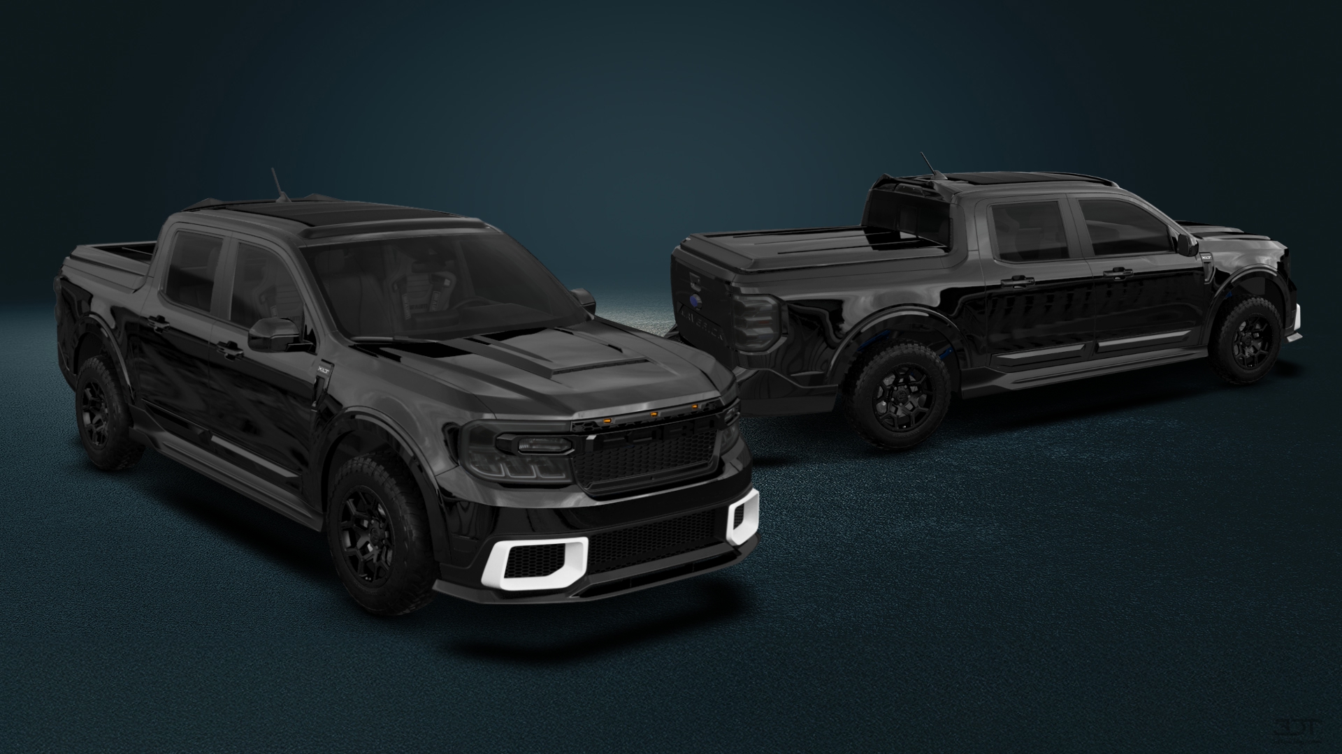 Ford Maverick 4 Door pickup truck 2022 tuning