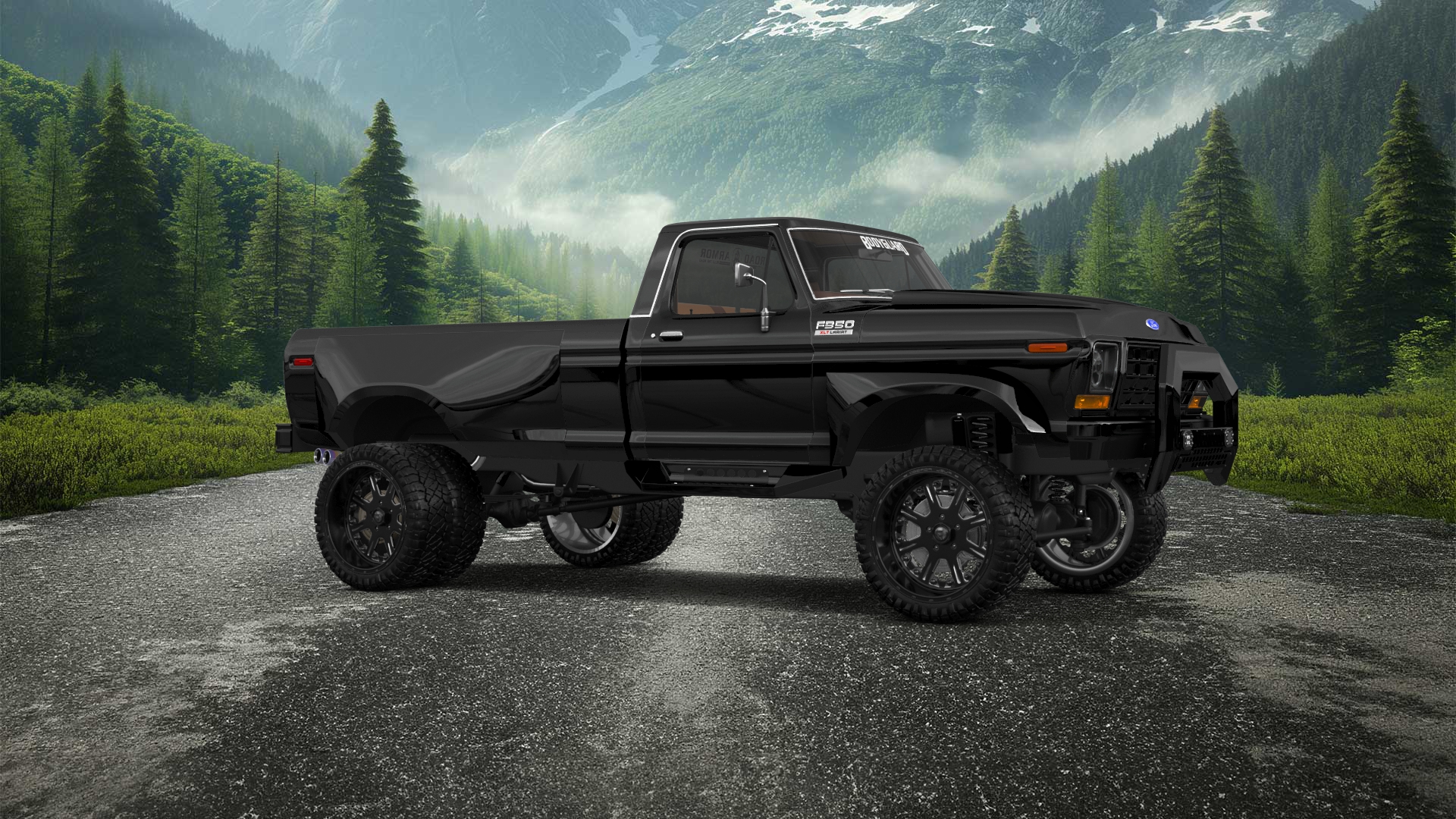 Ford F-350 Dually Regular Cab 2 Door pickup truck 1978 tuning