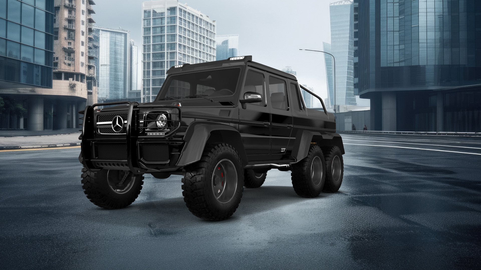 Mercedes G 63 AMG 6x6 4 Door pickup truck 2013