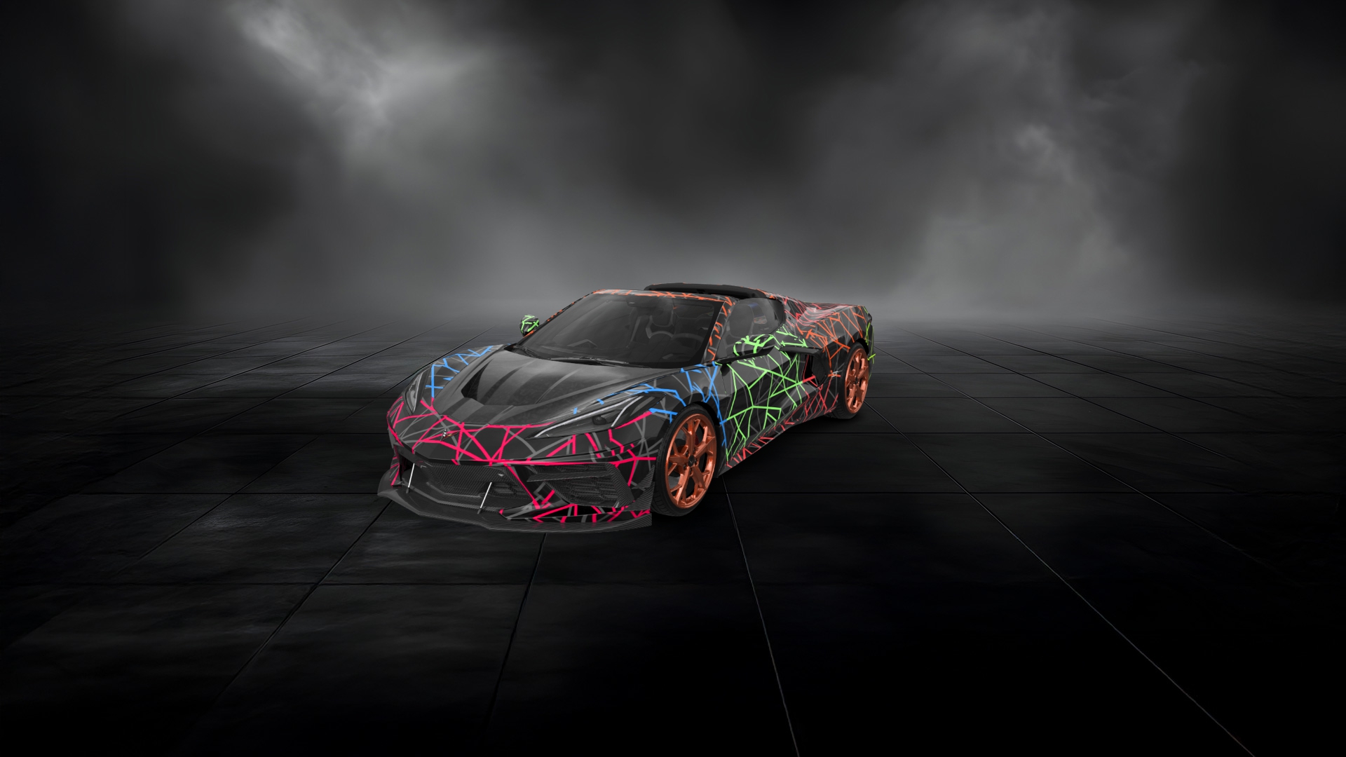 Chevrolet Corvette 2 door targa top 2020 tuning