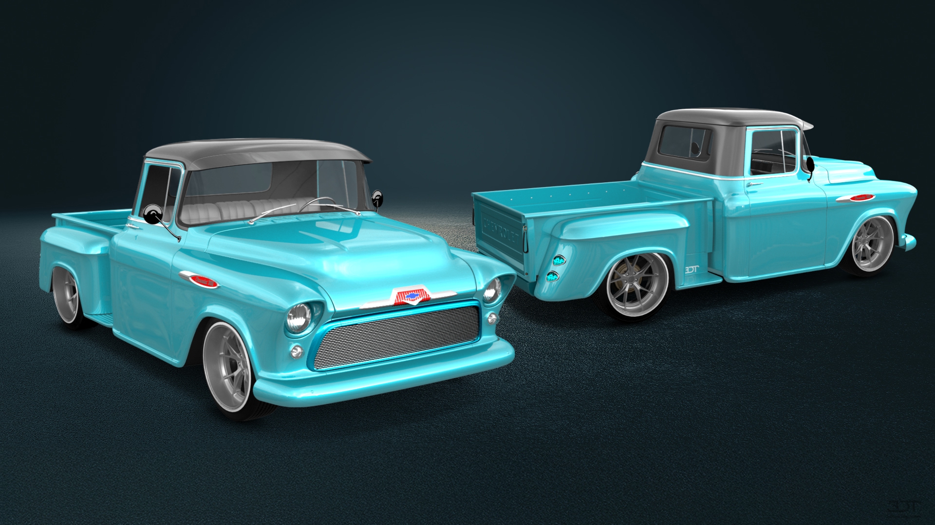 Chevrolet 3100 2 Door pickup truck 1955 tuning