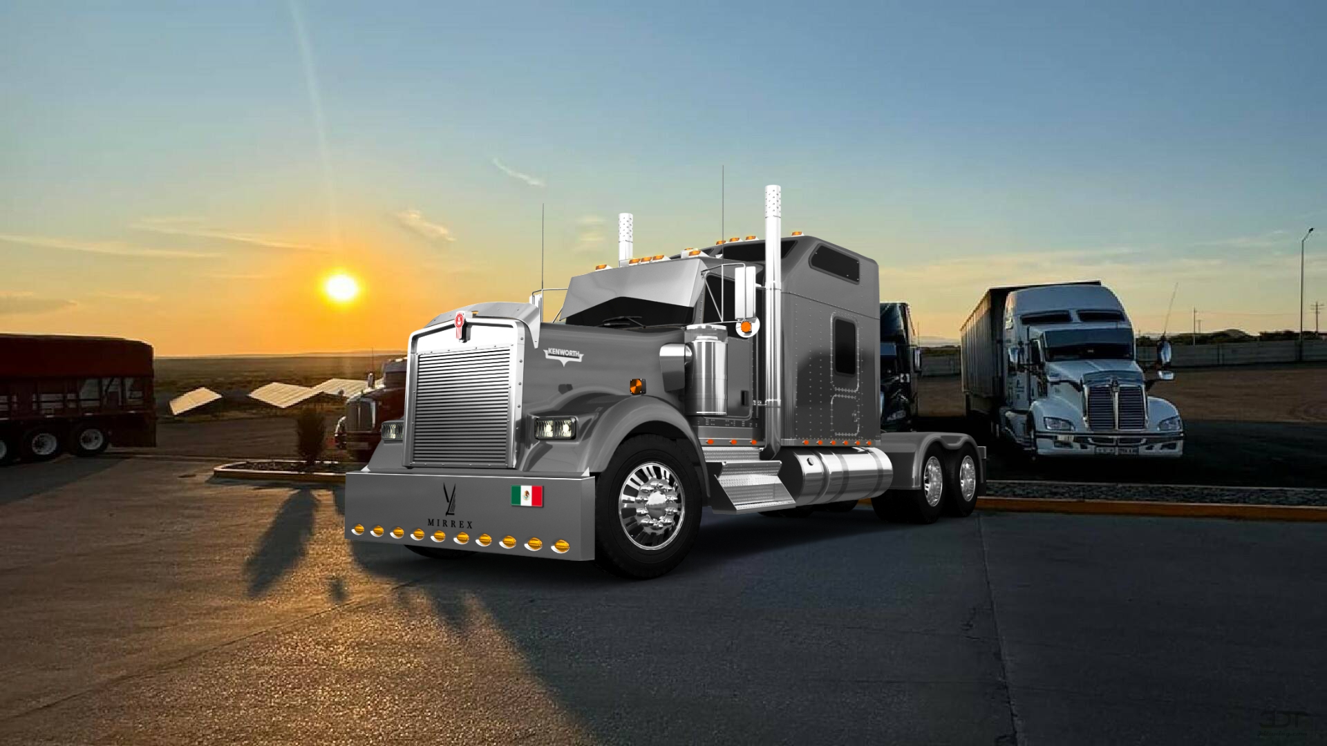 Kenworth W900 Sleeper Cab Truck 2015 tuning