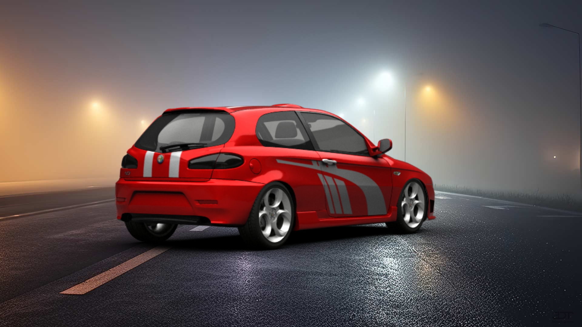 Alfa Romeo 147 3 Door Hatchback 2009