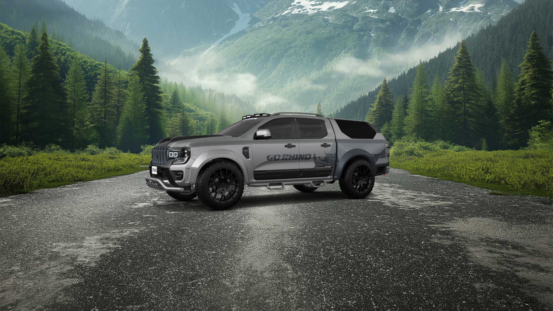 Ford Ranger 4 Door pickup truck 2022 tuning