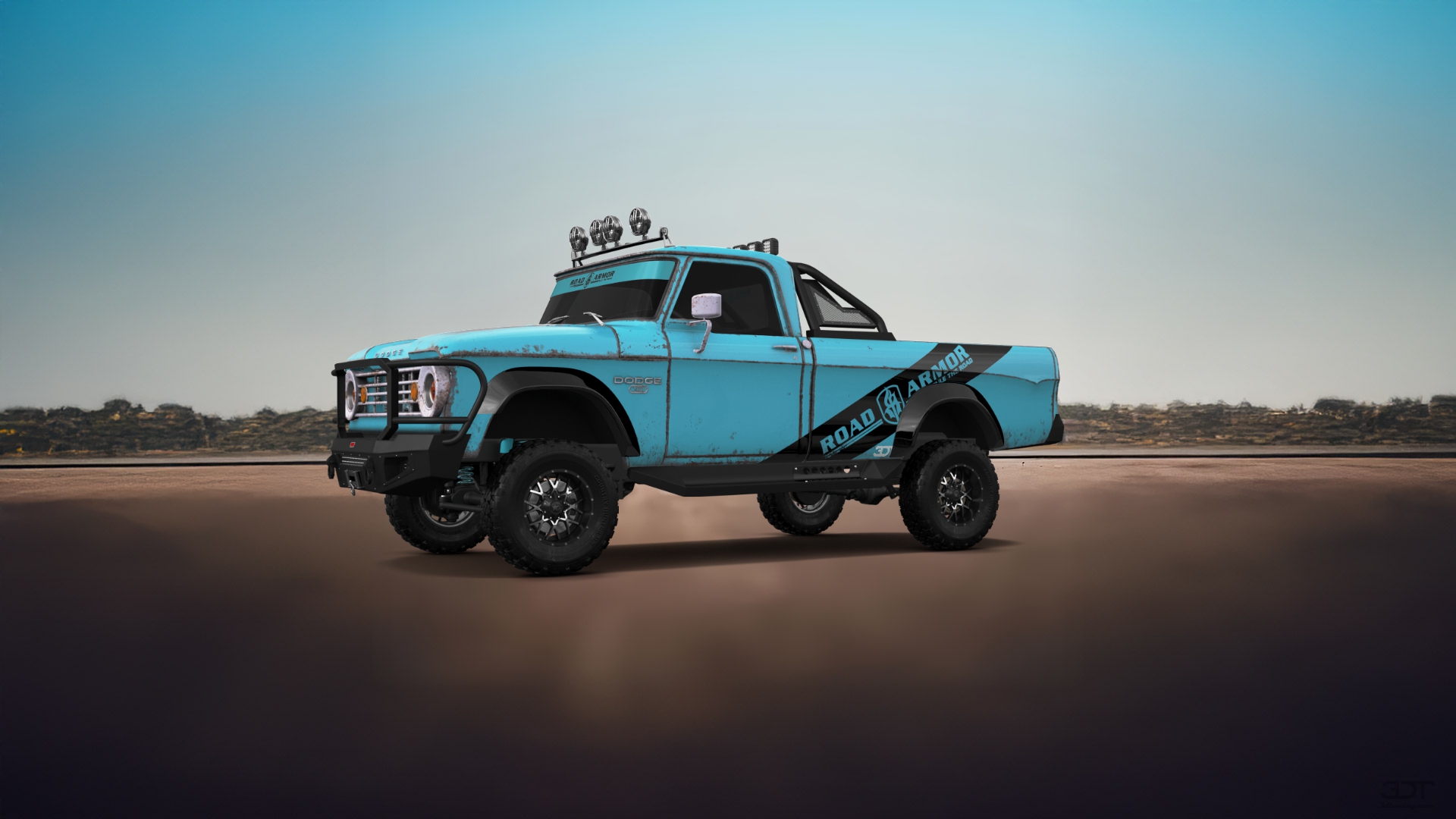 Dodge Power Wagon W200 2 Door pickup truck 1966 tuning