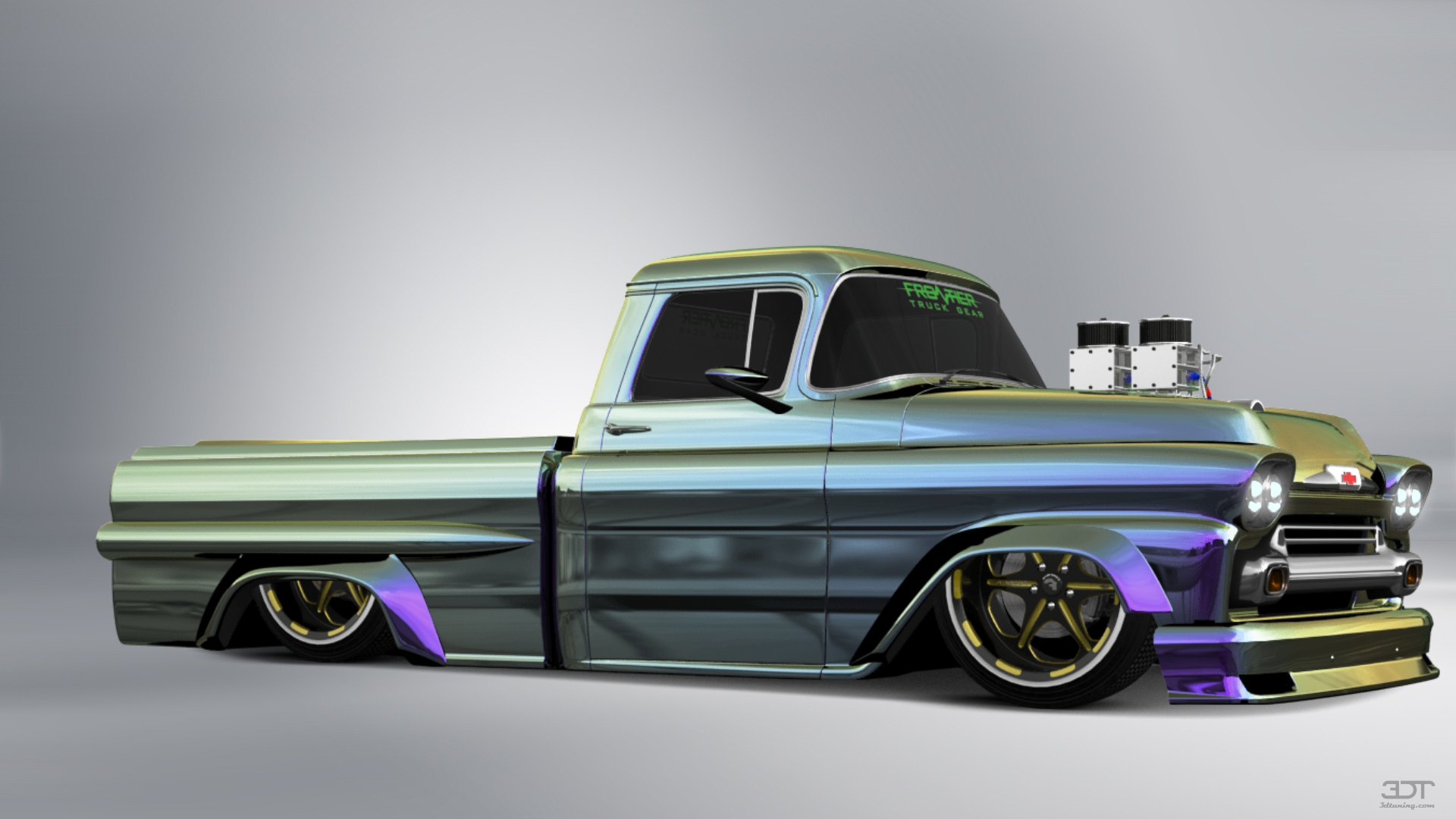 Chevrolet Apache 2 Door pickup truck 1958 tuning