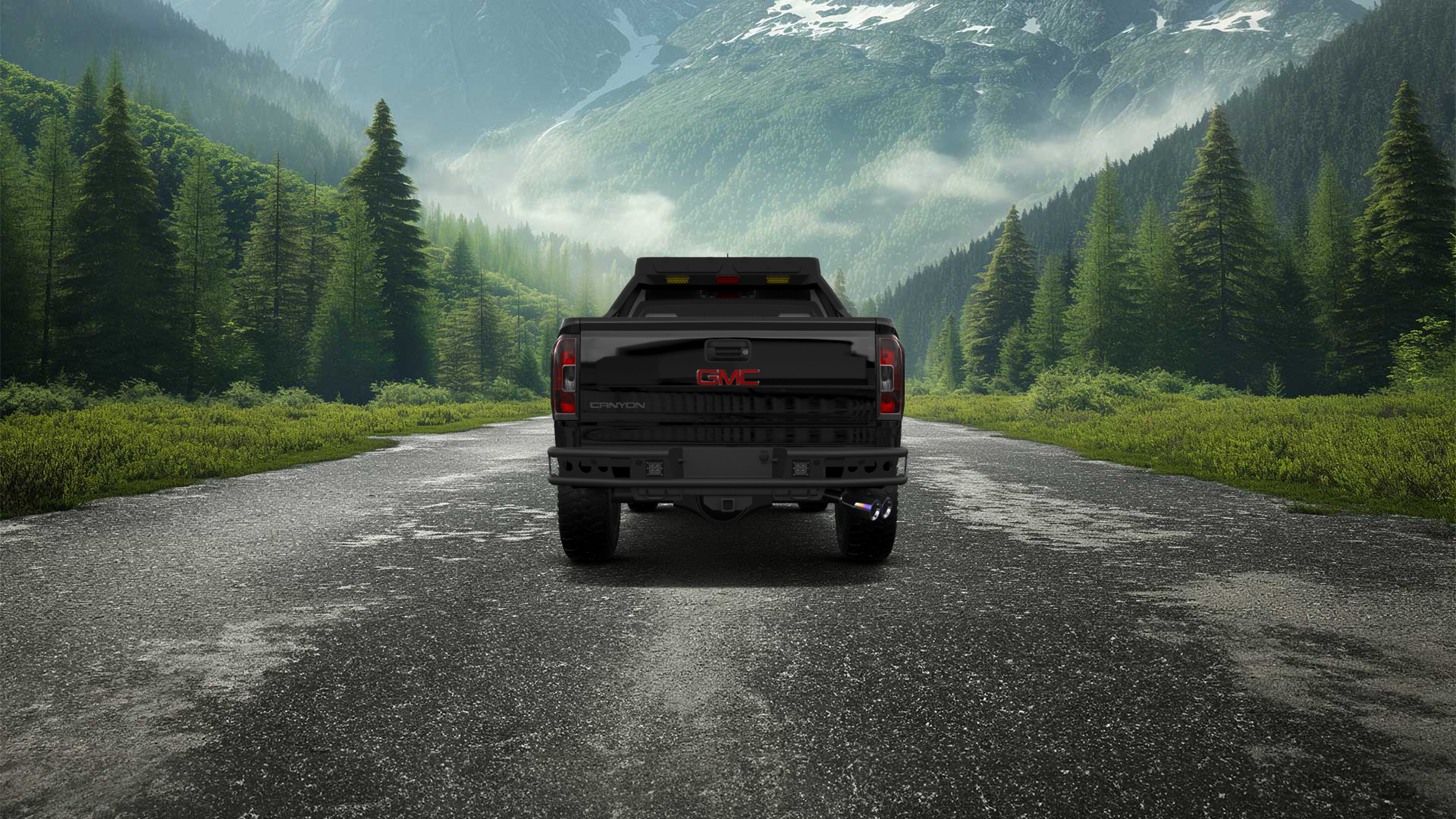 GMC Canyon Crew Cab 4 Door pickup truck 2015 tuning