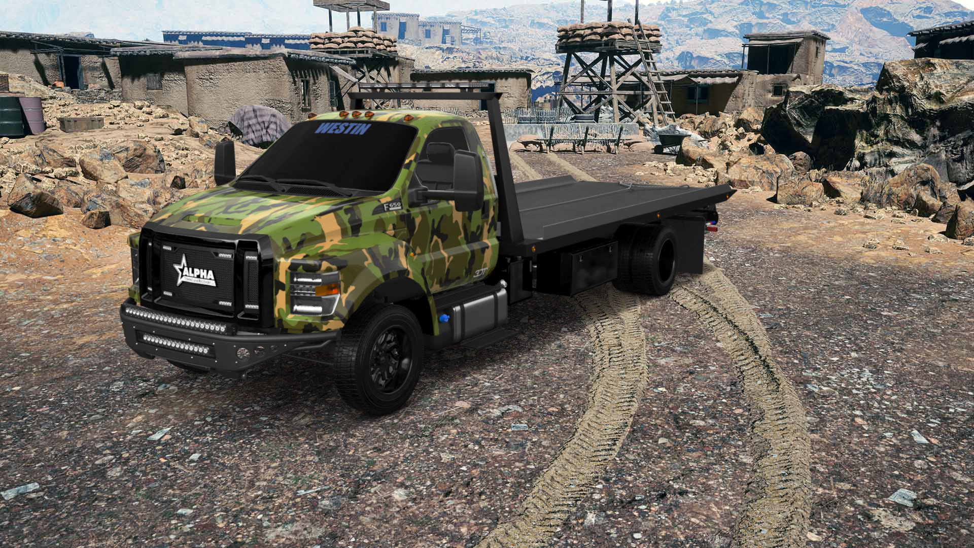 Ford F-650 Tow Truck Pickup 2016 tuning