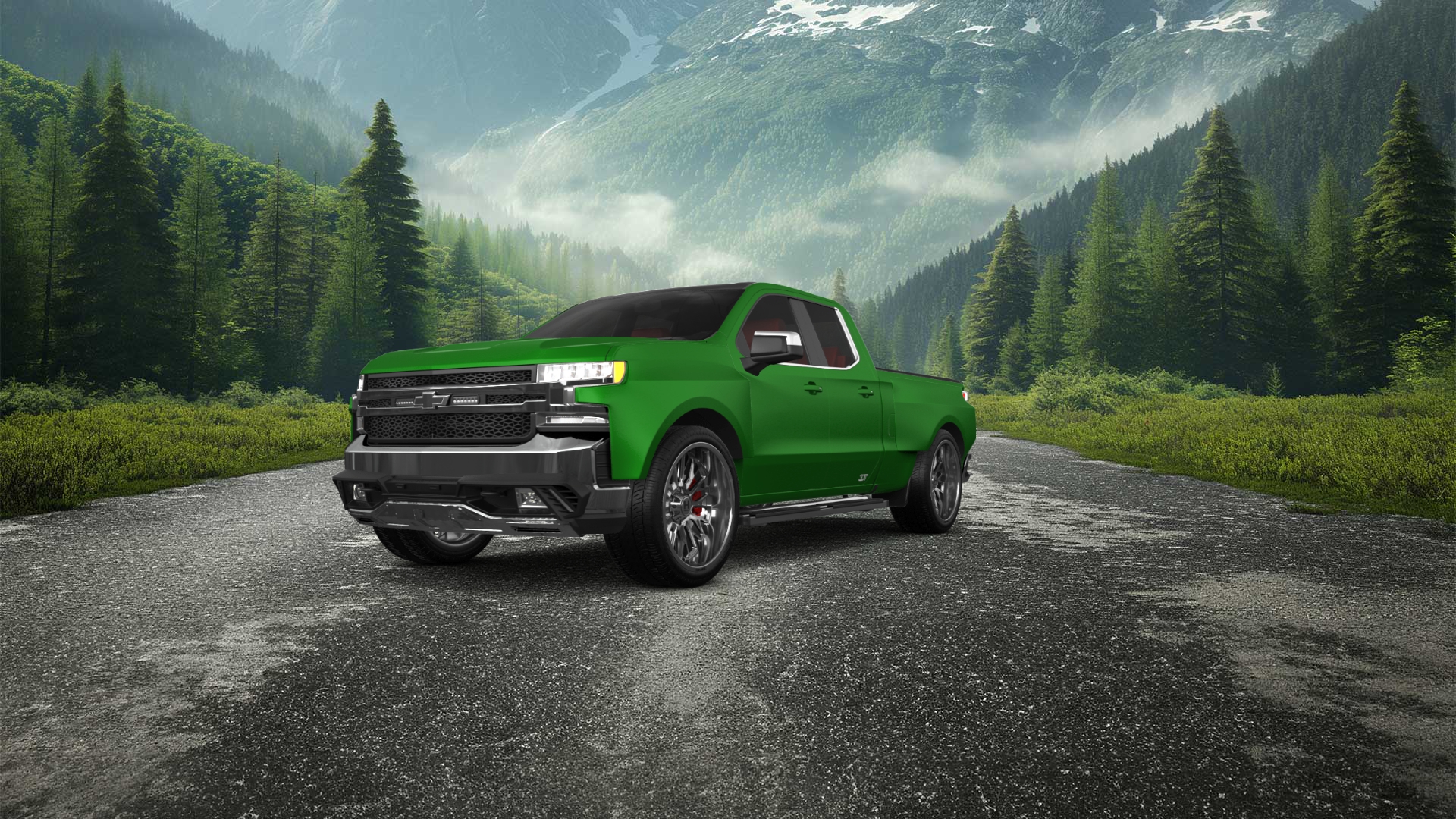Chevrolet Silverado 1500 6.6 ft box 4 Door pickup truck 2021