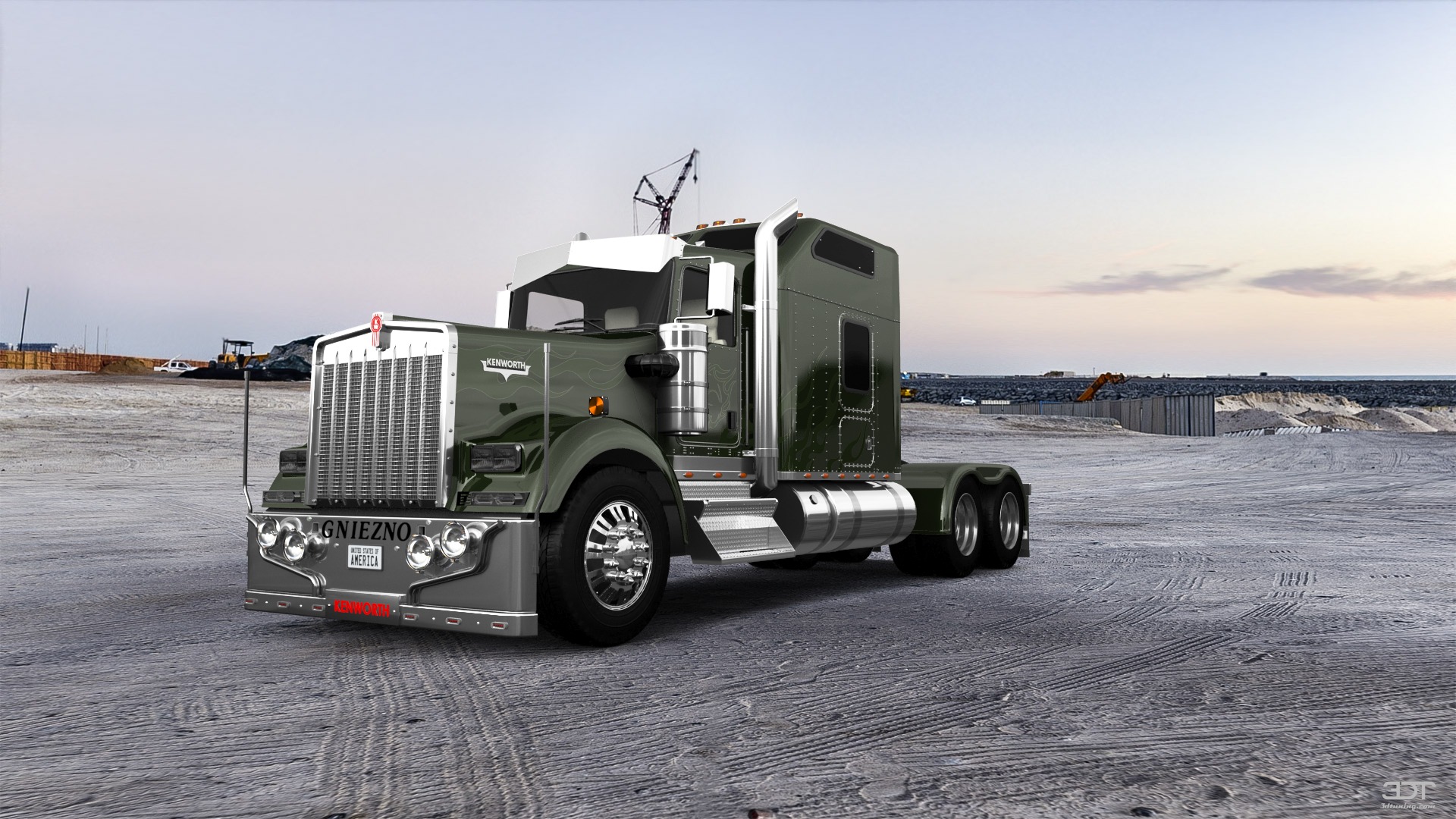 Kenworth W900 Sleeper Cab Truck 2015