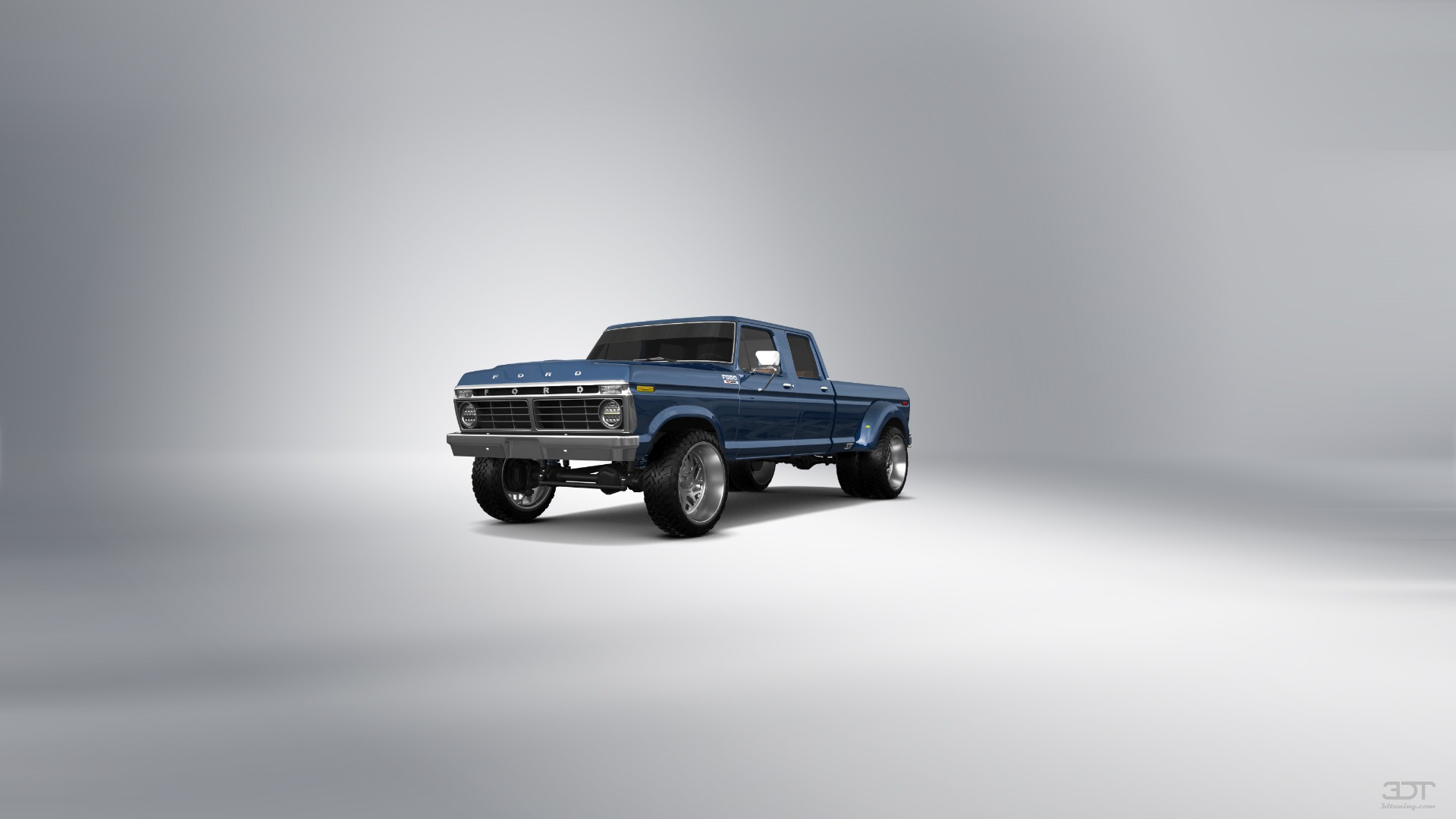 Ford F-350 Dually 4 Door pickup truck 1973 tuning