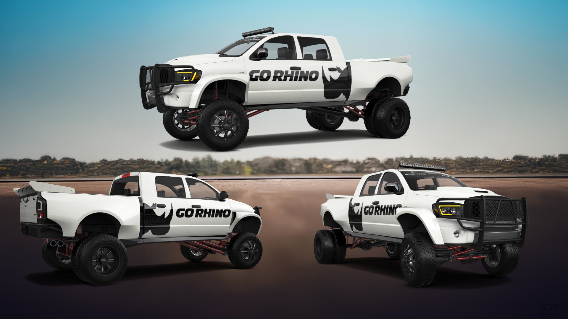 Dodge Ram 3500 Dually 4 Door pickup truck 2007 tuning