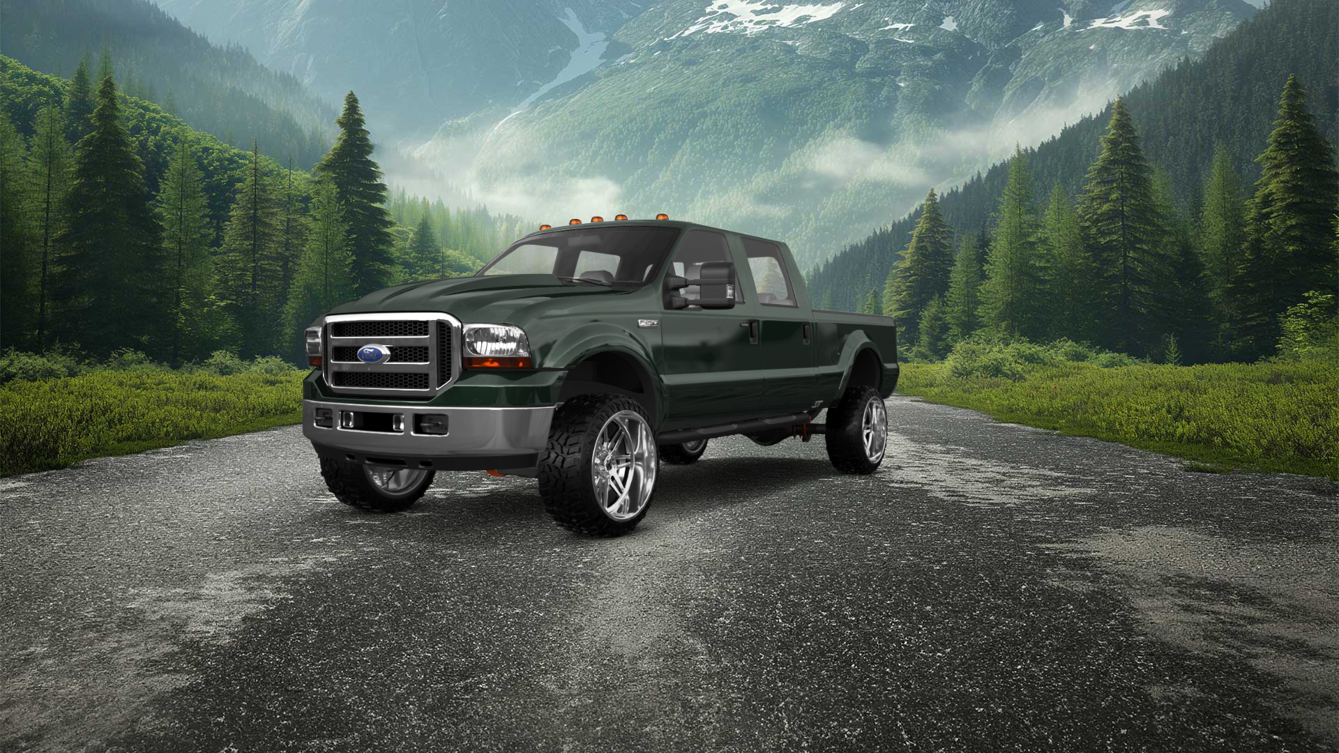 Ford F-250 Crew Cab 4 Door pickup truck 1999