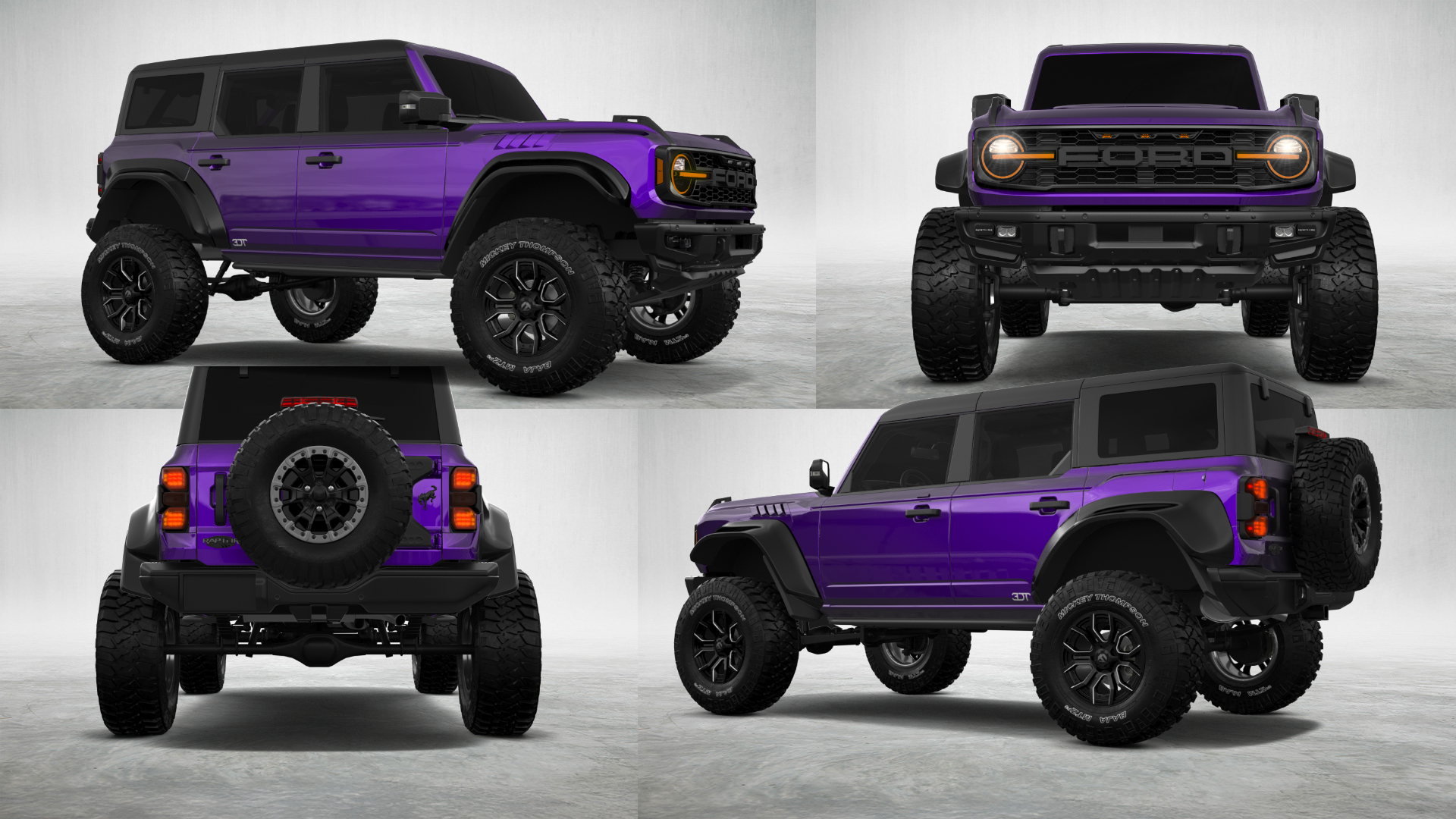 Ford Bronco Raptor 4 Door pickup truck 2022