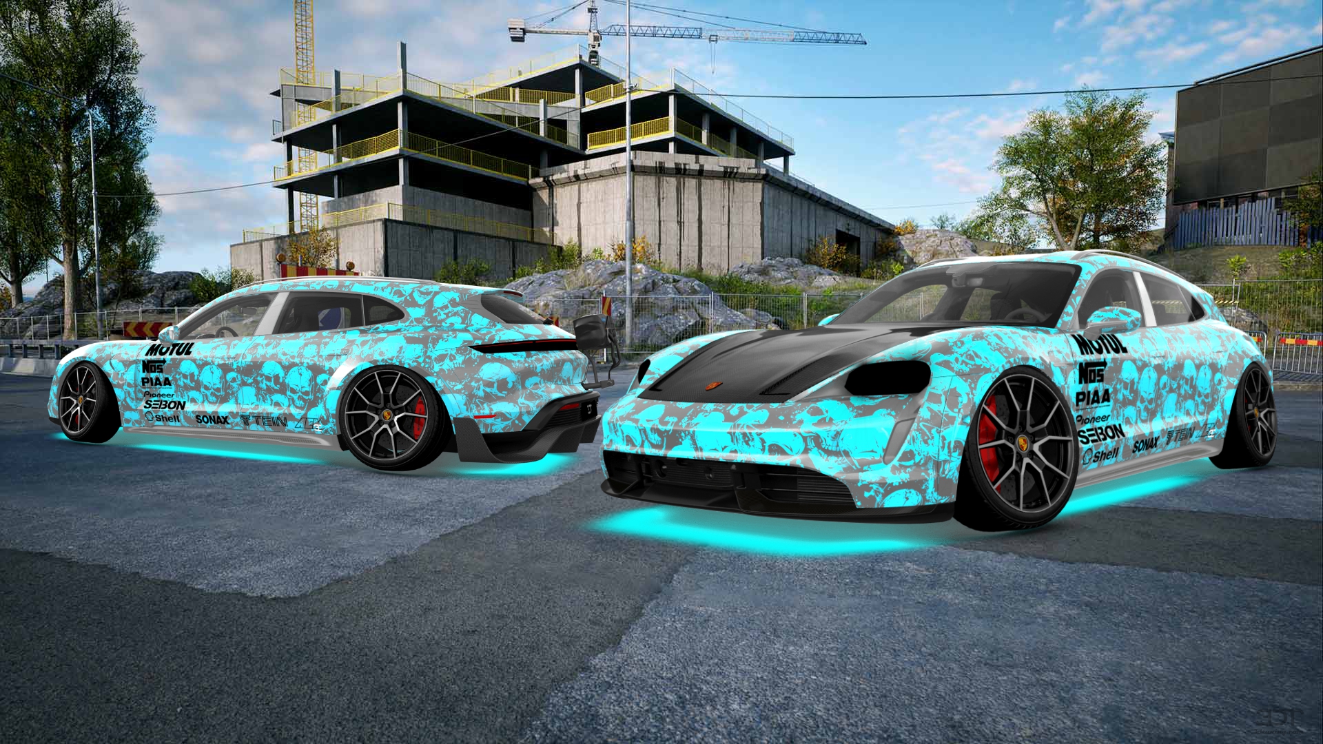 Porsche Taycan Sport Turismo Shooting Brake 2019 tuning