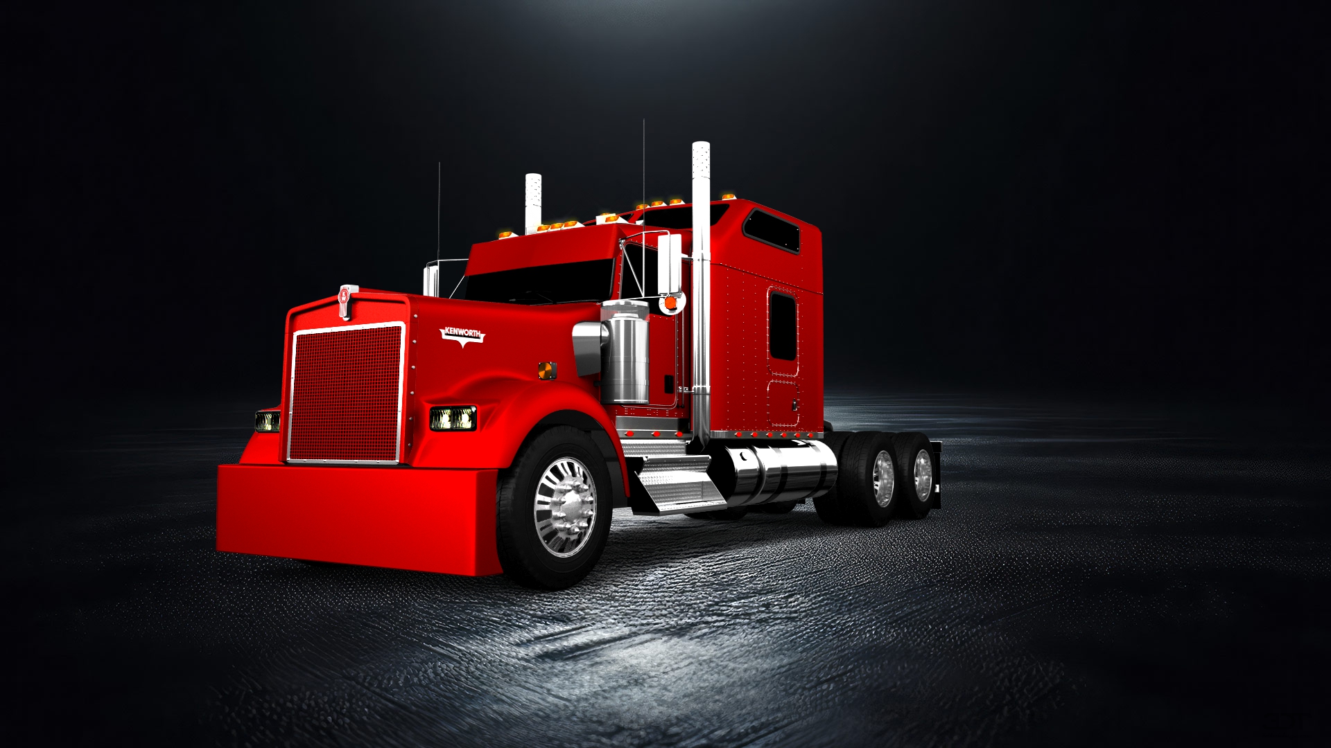 Kenworth W900 Sleeper Cab Truck 2015