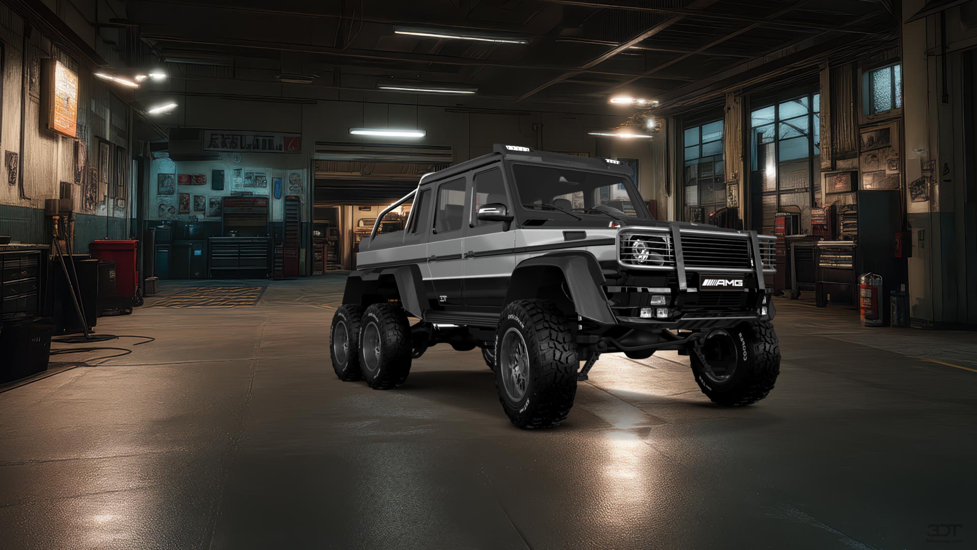 Mercedes G 63 AMG 6x6 4 Door pickup truck 2013 tuning