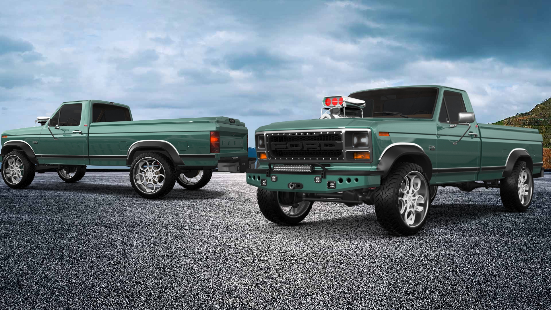 Ford F-150 2 Door pickup truck 1986