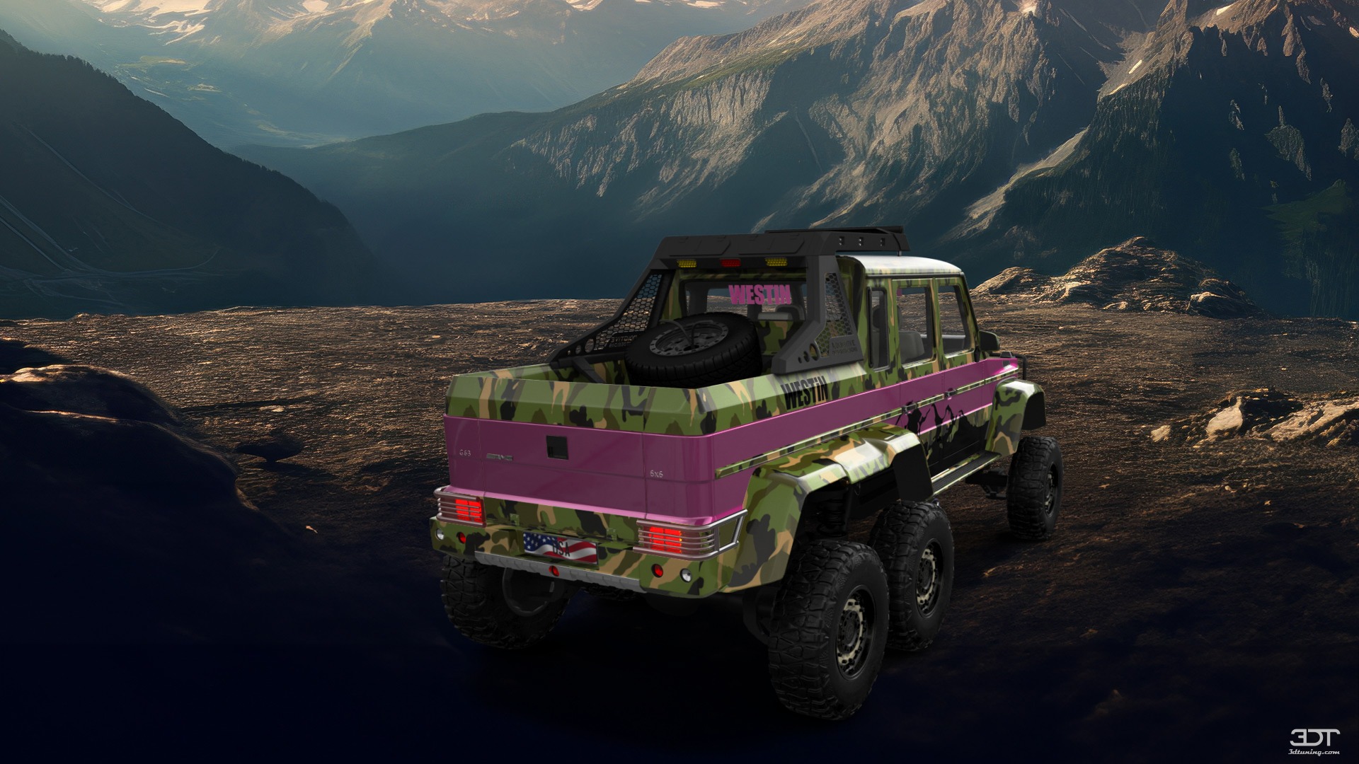 Mercedes G 63 AMG 6x6 4 Door pickup truck 2013