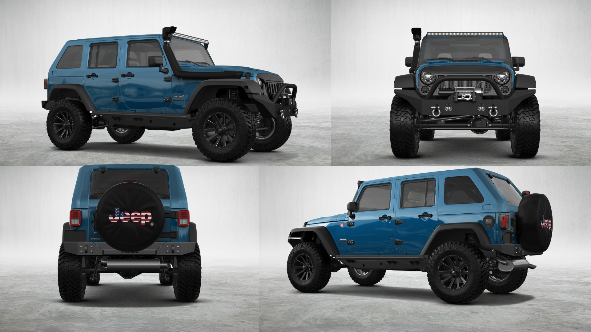 Jeep Wrangler Unlimited JK Rubicon Recon 4 Door SUV 2017