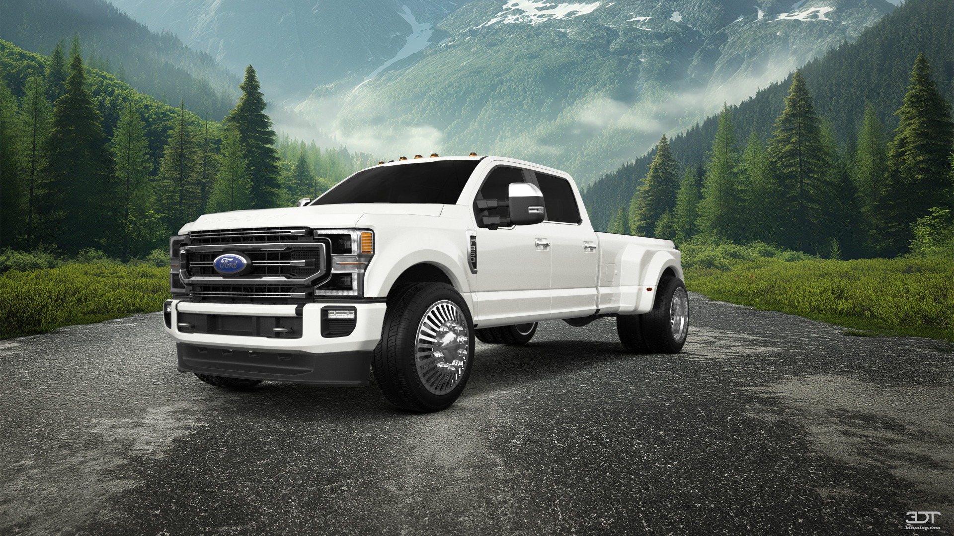 Ford F-350 DRW 4 Door pickup truck 2021 tuning