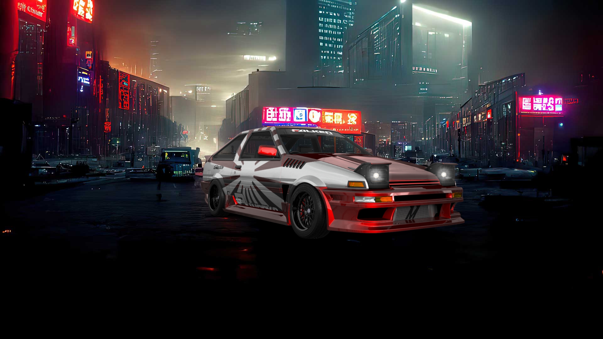 Toyota AE86 3 Door Hatchback 1985 tuning