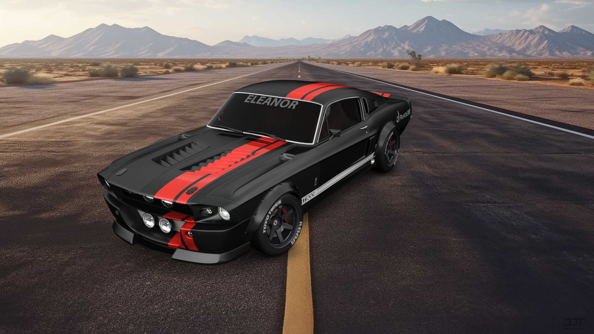 Mustang GT500 2 Door Coupe 1968