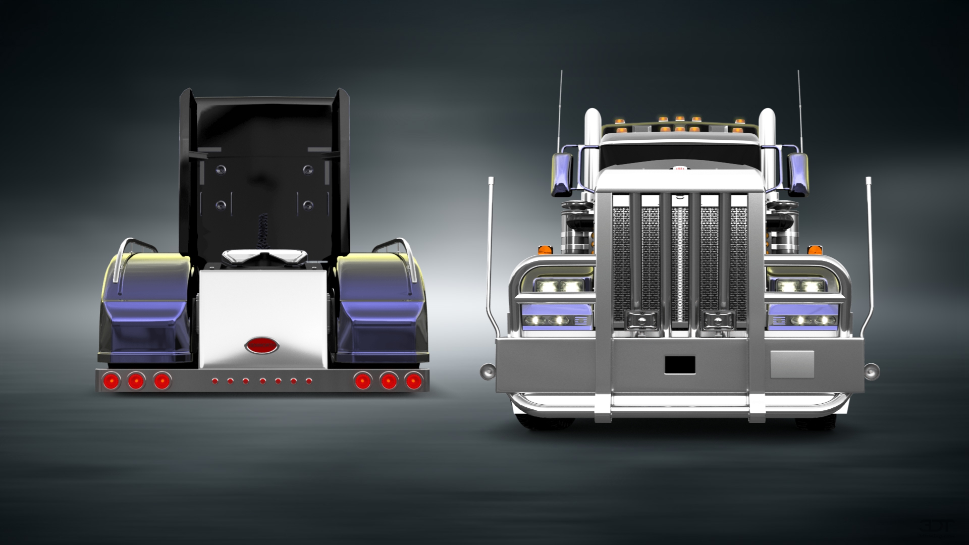 Kenworth W900 Sleeper Cab Truck 2015