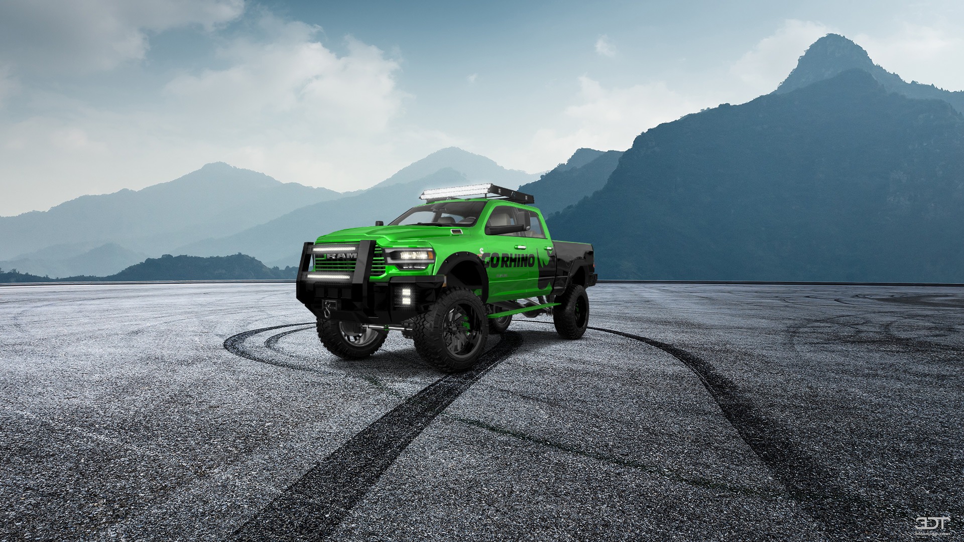 Dodge Ram 2500 4 Door pickup truck 2020 tuning