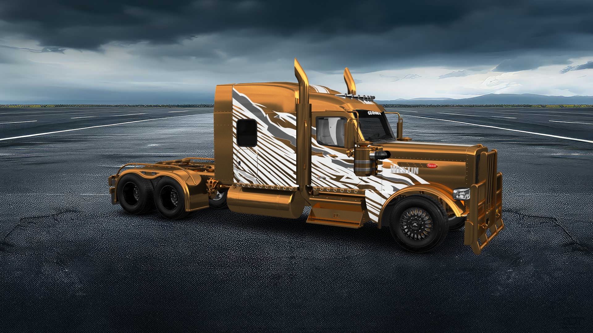 Peterbilt 589 Sleeper Cab Truck 2024 tuning