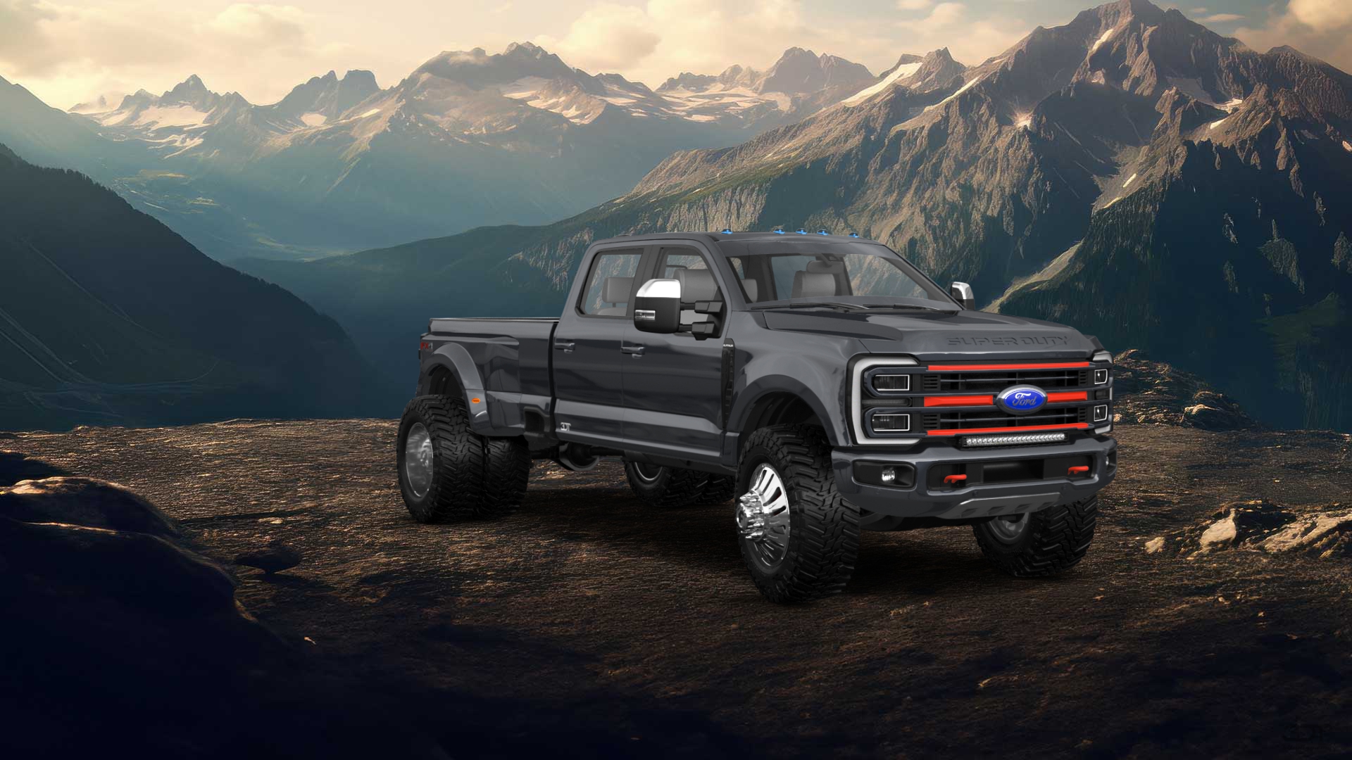 Ford F-350 DRW Crew Cab 4 Door pickup truck 2023 tuning