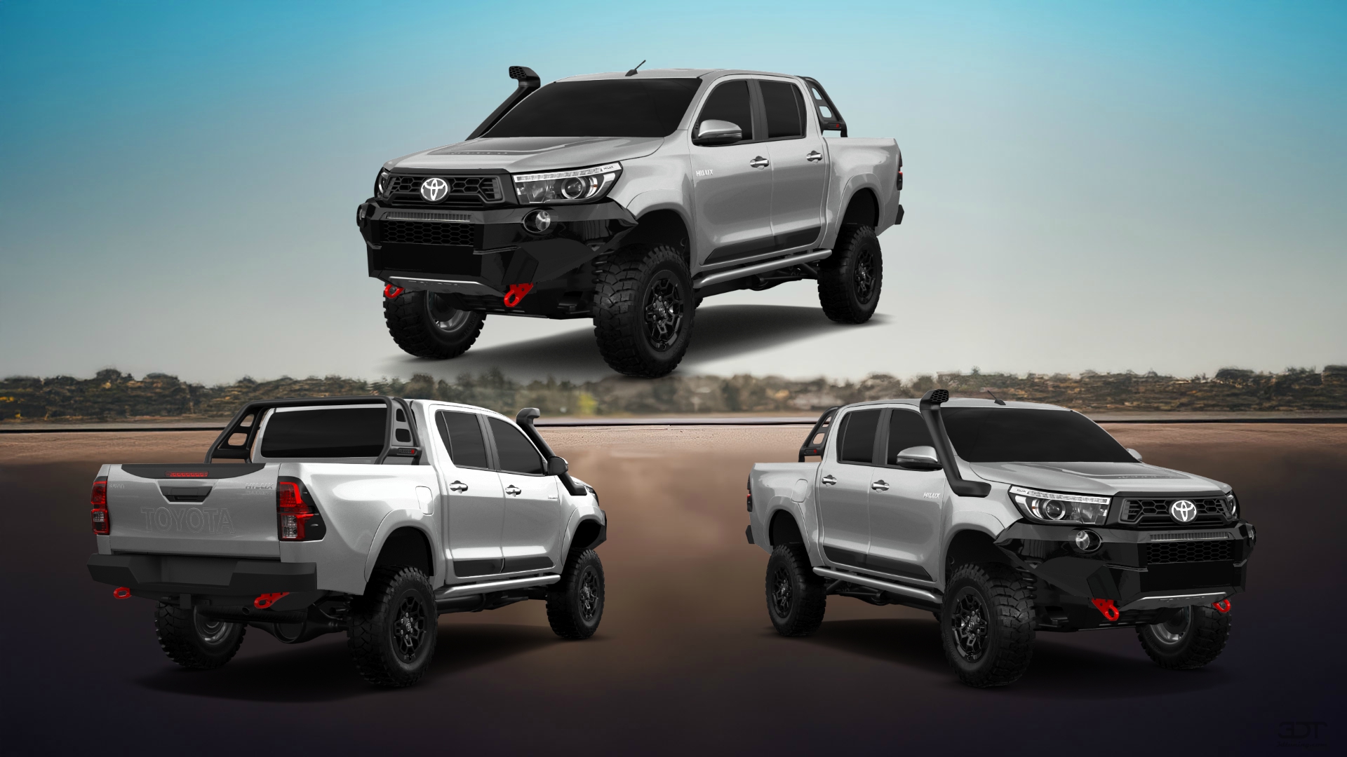 Toyota Hilux Double Cab 4 Door pickup truck 2015