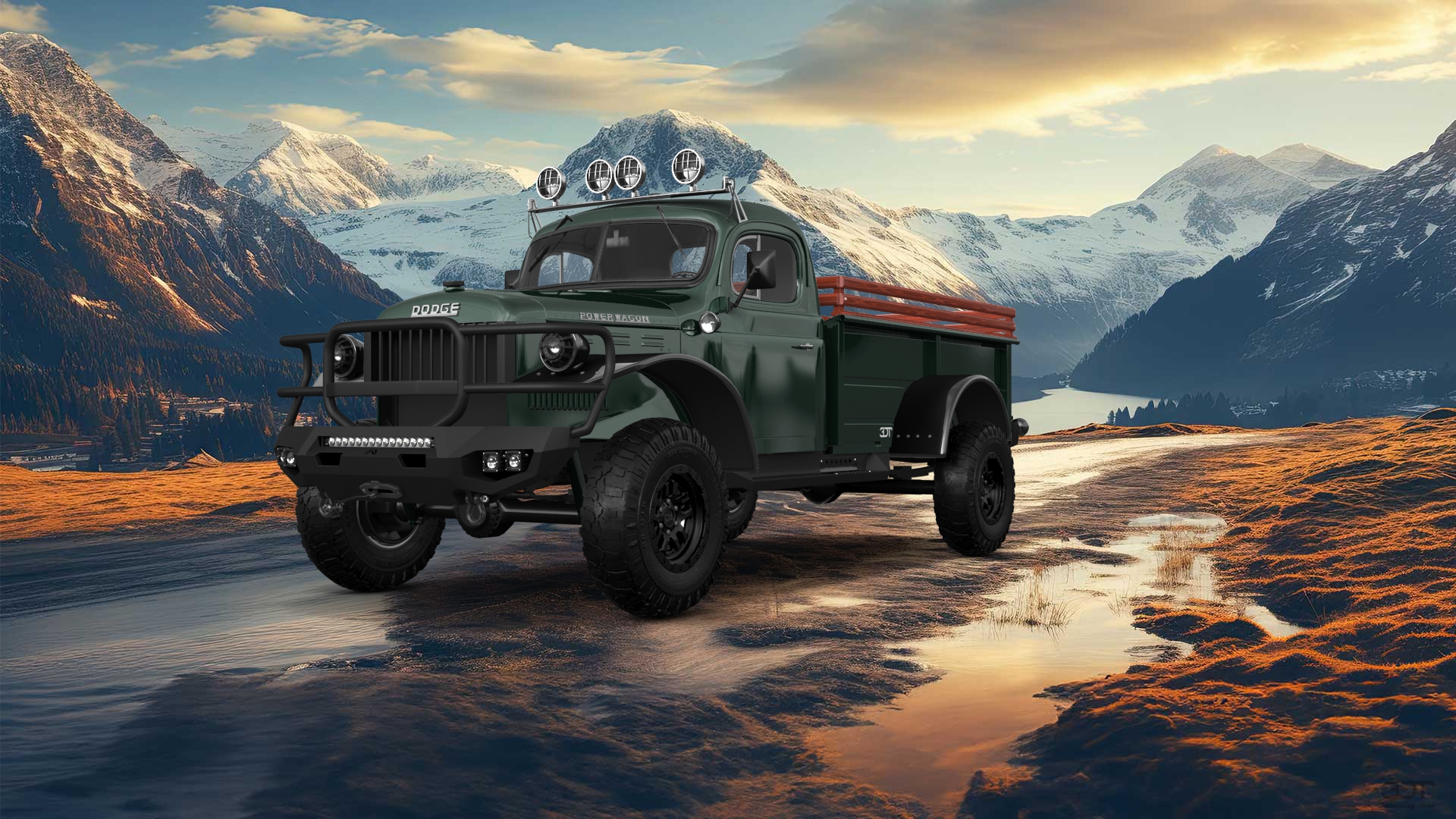 Dodge Power Wagon 2 Door pickup truck 1947 tuning